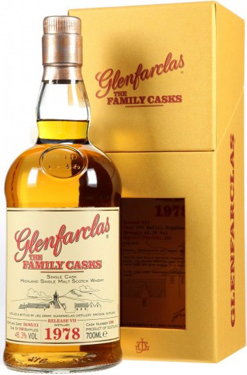 Виски Glenfarclas 1978 Family Casks (46,3%), in gift box, 0.7 л