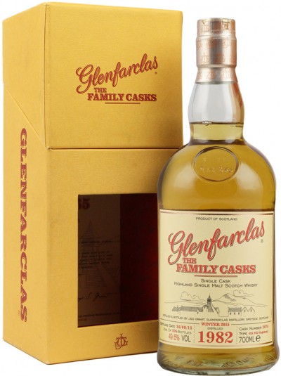 Виски Glenfarclas 1982 "Family Casks" (49,6%), gift box, 0.7 л