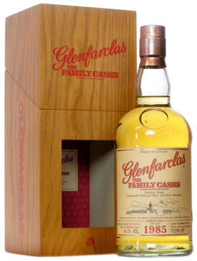 Виски Glenfarclas 1985 "Family Casks" (49%), in gift box, 0.7 л