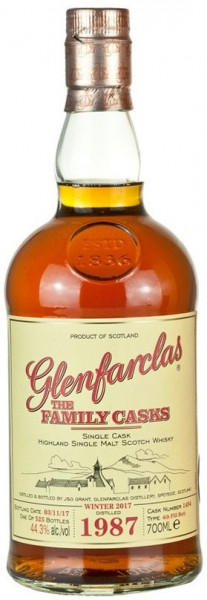 Виски Glenfarclas 1987 "Family Casks" (44,3%), 0.7 л