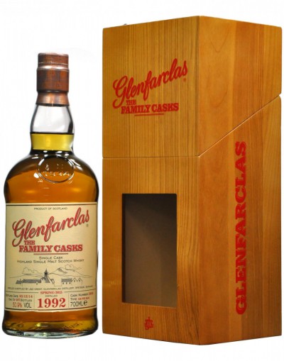 Виски Glenfarclas 1992 "Family Casks" (50,9%), in gift box, 0.7 л