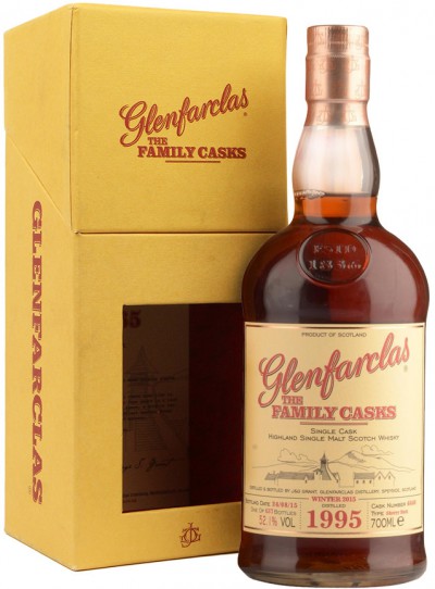 Виски Glenfarclas 1995 "Family Casks" (52,1%), gift box, 0.7 л
