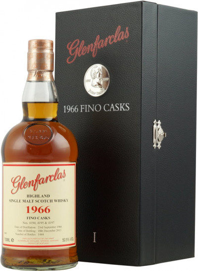 Виски "Glenfarclas" Fino Cask, 1966, gift box, 0.7 л