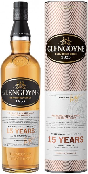 Виски "Glengoyne" 15 Years Old, gift box, 0.7 л
