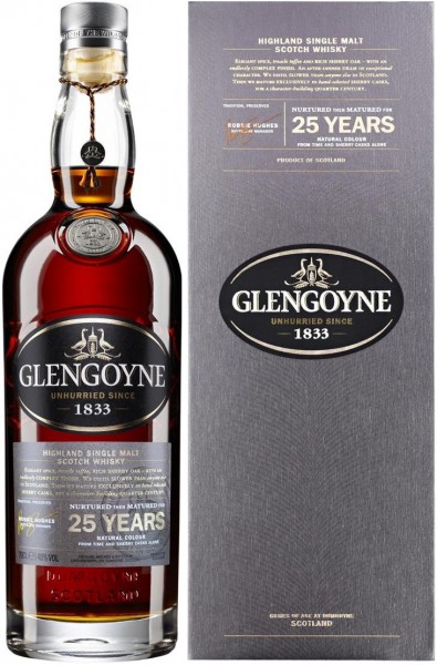 Виски "Glengoyne" 25 Years Old, gift box, 0.7 л