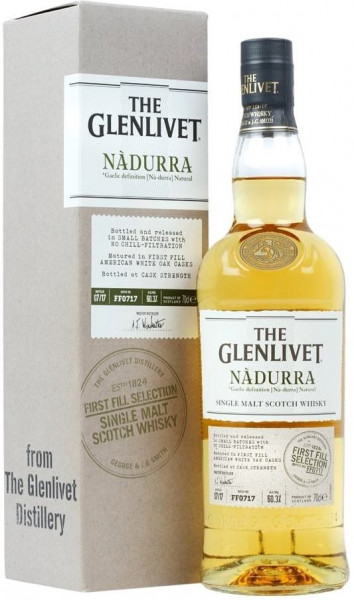 Виски Glenlivet, "Nadurra" First Fill Selection (60,3%), gift box, 0.7 л