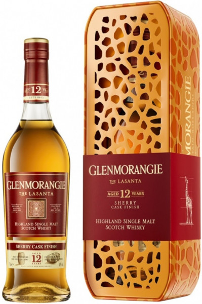 Виски Glenmorangie "The Lasanta", gift box "Giraffe", 0.7 л