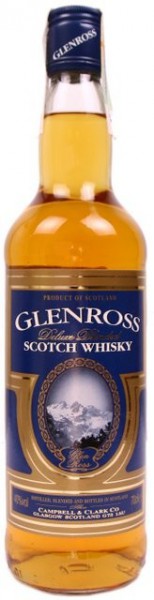 Виски "Glenross", Blend Scotch Whisky, 0.7 л