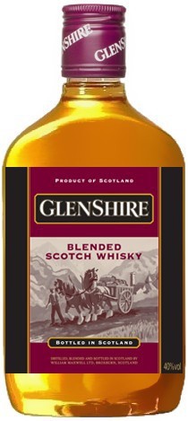 Виски "GlenShire" Blended Scotch Whisky, 0.2 л