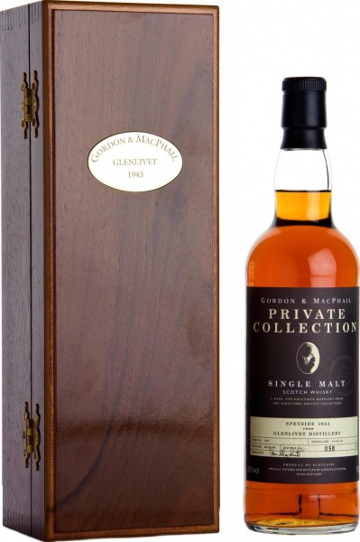 Виски Gordon and MacPhail, "Private Collection" Glenlivet, 1943, 0.7 л