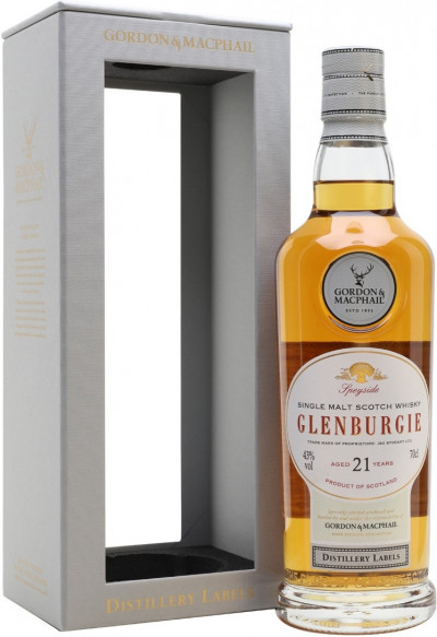 Виски Gordon & Macphail, "Glenburgie" 21 Years Old, gift box, 0.7 л