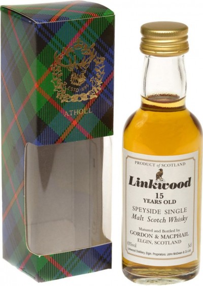 Виски Gordon & MacPhail, "Linkwood" 15 Years Old, gift box, 50 мл