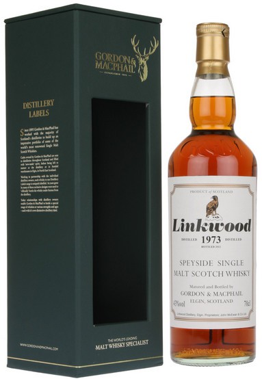 Виски Gordon & MacPhail, "Linkwood", 1973, gift box, 0.7 л