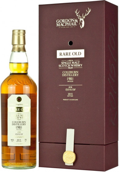Виски Gordon & MacPhail, "Rare Old" from Coleburn Distillery, 1981, gift box, 0.7 л