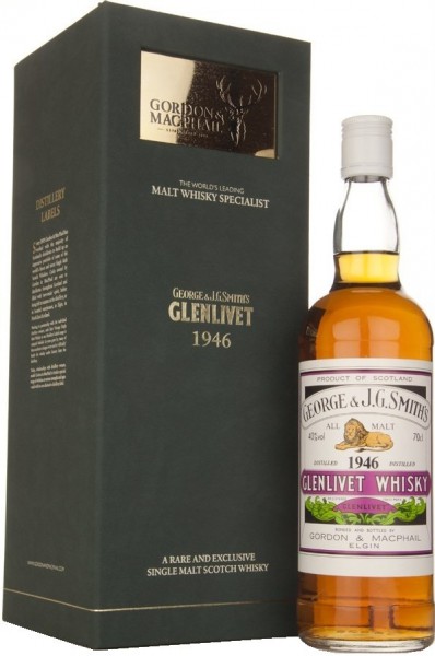 Виски Gordon & MacPhail, "Smith's Glenlivet", 1946, gift box, 0.7 л