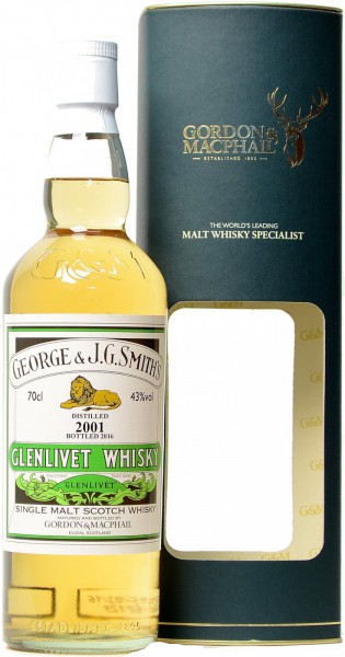 Виски Gordon & MacPhail, "Smith's Glenlivet", 2001, gift box, 0.7 л
