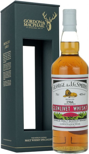 Виски Gordon & MacPhail, "Smith's Glenlivet" (40%), 1966, gift box, 0.75 л