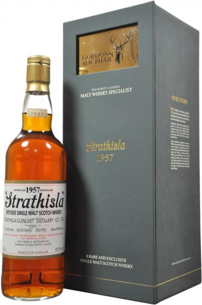 Виски Gordon & MacPhail, "Strathisla", 1957, gift box, 0.7 л