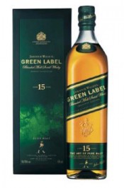 Виски Green Label Vatted Malt 15 years old, with box, 0.7 л