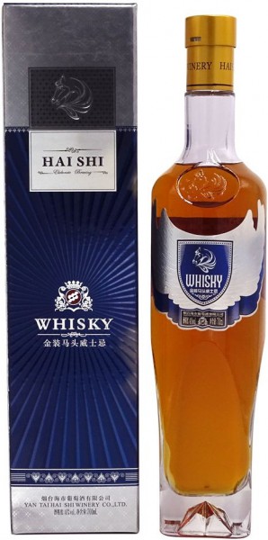 Виски Haishi, Golden Horse Head, gift box, 0.7 л