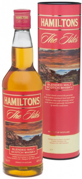 Виски "Hamiltons" Isles Blended Malt, in tube, 0.7 л