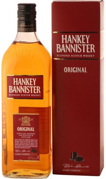 Виски "Hankey Bannister" Original, gift box, 1 л