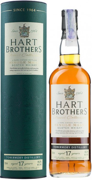 Виски Hart Brothers, Tobermory 17 Years Old, 1995, in tube, 0.7 л