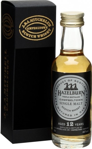 Виски "Hazelburn" 12 years old, gift box, 50 мл