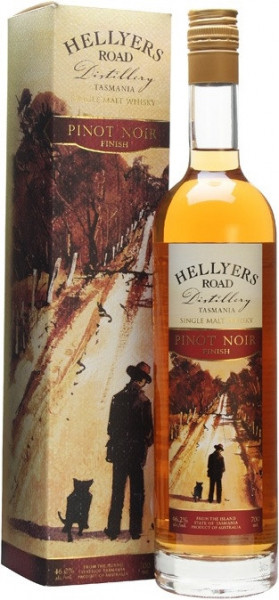 Виски Hellyers Road, Single Malt Pinot Noir Finish, gift box, 0.7 л