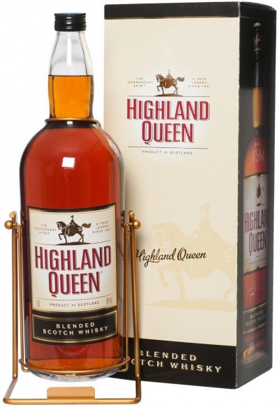 Виски "Highland Queen", 3 Years Old, with cradle in gift box, 4.5 л