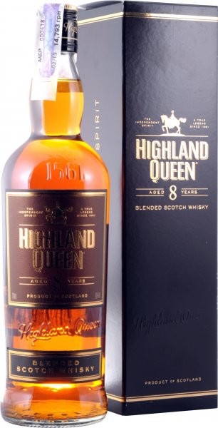 Виски "Highland Queen", 8 Years Old, gift box, 0.75 л