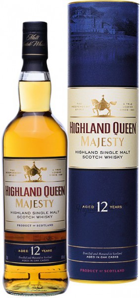 Виски "Highland Queen" Majesty, 12 Years Old, in tube, 0.7 л