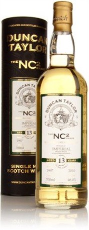 Виски Imperial 13 Years Old, "NC2", 1997, in tube, 0.7 л