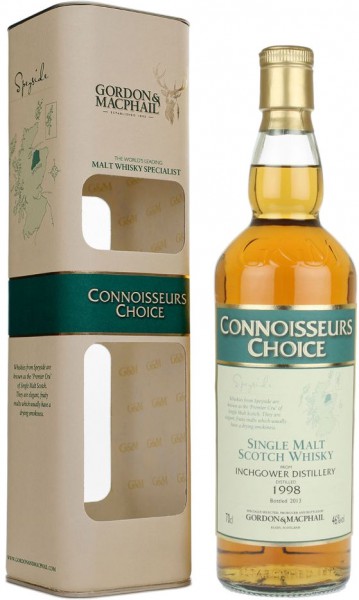 Виски Inchgower "Connoisseur's Choice", 1998, gift box, 0.7 л