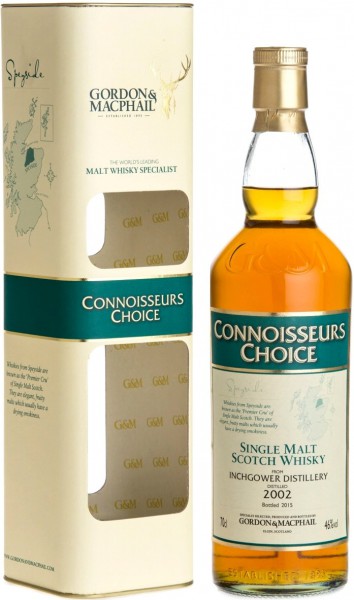Виски Inchgower "Connoisseur's Choice", 2002, gift box, 0.7 л