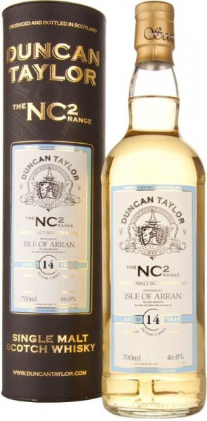 Виски "Isle of Arran" 14 Years Old, "NC2", 1996, in tube, 0.7 л