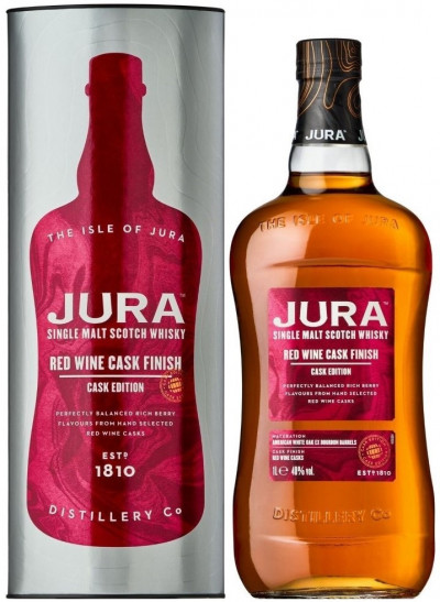 Виски "Isle of Jura" Red Wine, in tube, 0.7 л