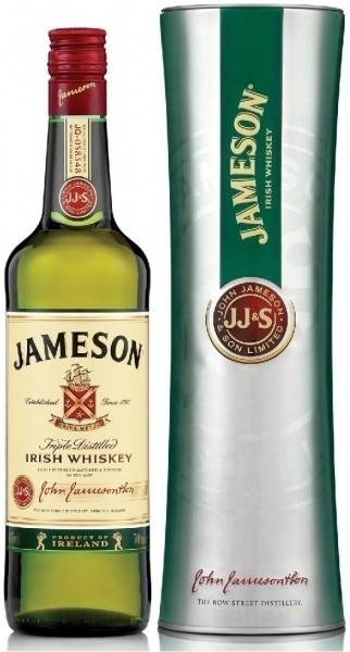 Виски Jameson, metal tube, 0.7 л