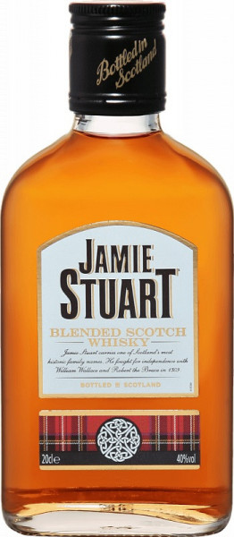Виски "Jamie Stuart" Blended Scotch Whisky, 0.2 л