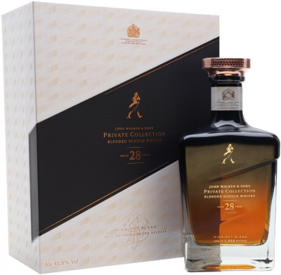 Виски John Walker & Sons, "Private Collection" Midnight Blend 28 Years, 2018, gift box, 0.7 л