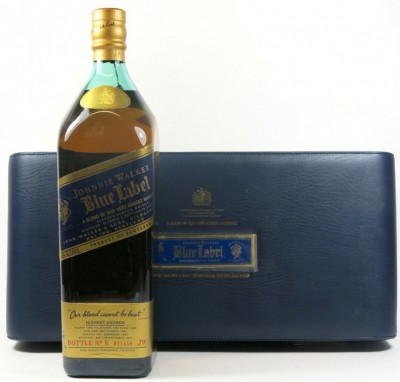 Виски Johnnie Walker, "Blue Label", leather box, 1.75 л