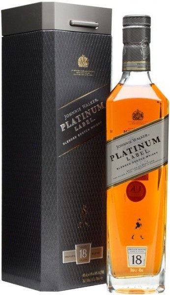 Виски Johnnie Walker, "Platinum Label", 18 Years Old, gift box, 0.7 л
