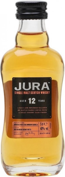 Виски "Jura" 12 Years Old, 0.05 л
