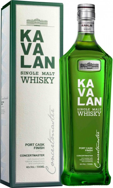 Виски Kavalan, "Concertmaster" Port Cask Finish, gift box, 0.7 л
