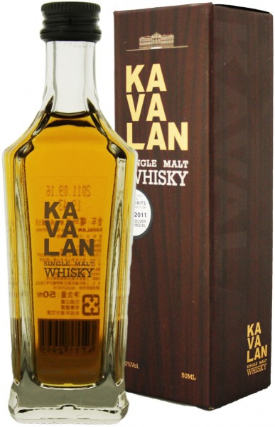 Виски "Kavalan" Single Malt, gift box, 50 мл