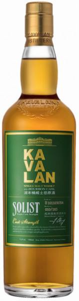 Виски Kavalan, "Solist" Ex-Bourbon Cask (57,1%), 0.7 л