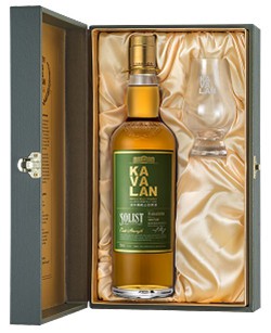 Виски Kavalan, "Solist" Ex-Bourbon Cask, gift box with glass, 0.7 л