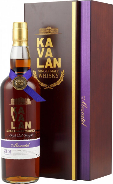 Виски Kavalan, "Solist" Moscatel Sherry Cask (55,6%), gift box, 0.7 л