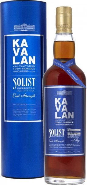 Виски Kavalan, "Solist" Vinho Barrique (57,1%), in tube, 0.7 л