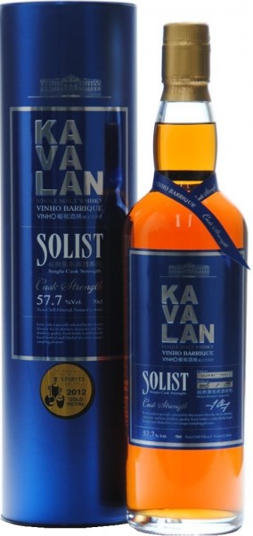 Виски Kavalan, "Solist" Vinho Barrique, in tube, 0.7 л